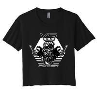 V8 Power Engine Crop Top