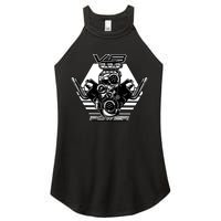 V8 Power Engine Women's Perfect Tri Rocker Tank