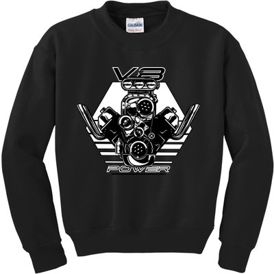 V8 Power Engine Kids Sweatshirt