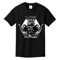 V8 Power Engine Kids T-Shirt