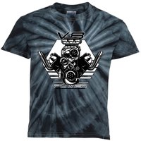 V8 Power Engine Kids Tie-Dye T-Shirt