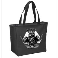 V8 Power Engine Zip Tote Bag