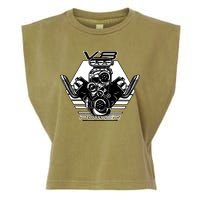 V8 Power Engine Garment-Dyed Women's Muscle Tee