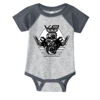 V8 Power Engine Infant Baby Jersey Bodysuit