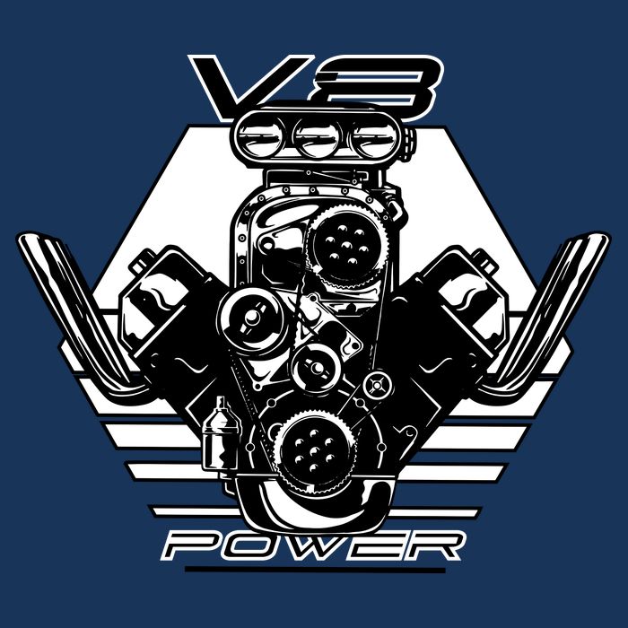 V8 Power Engine Infant Baby Jersey Bodysuit