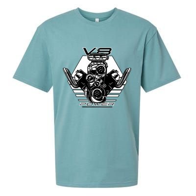 V8 Power Engine Sueded Cloud Jersey T-Shirt