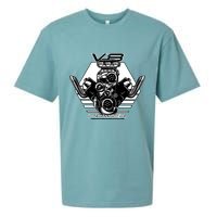 V8 Power Engine Sueded Cloud Jersey T-Shirt