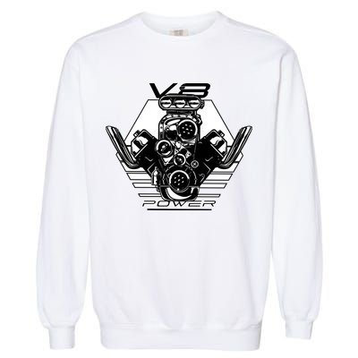 V8 Power Engine Garment-Dyed Sweatshirt