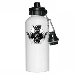 V8 Power Engine Aluminum Water Bottle