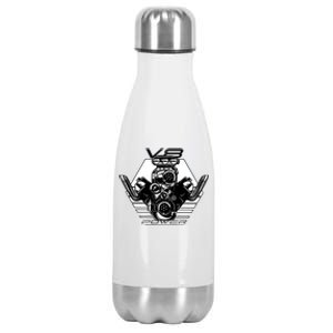 V8 Power Engine Stainless Steel Insulated Water Bottle