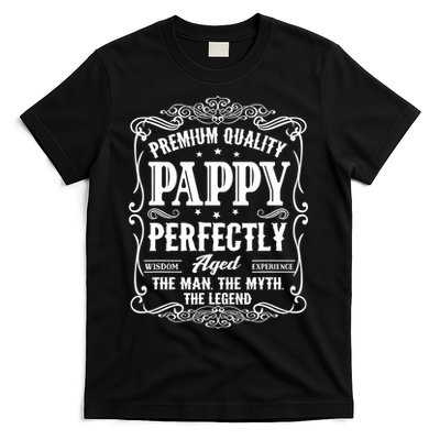 Vintage Pappy Fathers Day Grandpa Gift For  T-Shirt