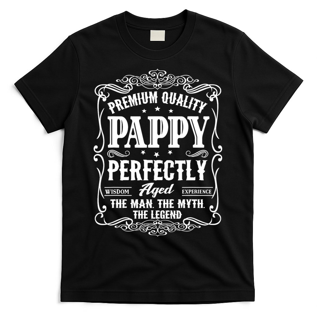 Vintage Pappy Fathers Day Grandpa Gift For  T-Shirt