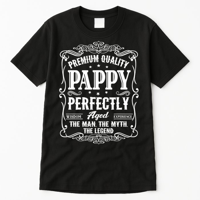 Vintage Pappy Fathers Day Grandpa Gift For  Tall T-Shirt