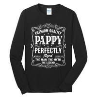 Vintage Pappy Fathers Day Grandpa Gift For  Tall Long Sleeve T-Shirt