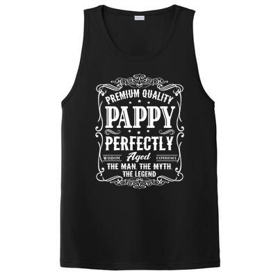 Vintage Pappy Fathers Day Grandpa Gift For  PosiCharge Competitor Tank