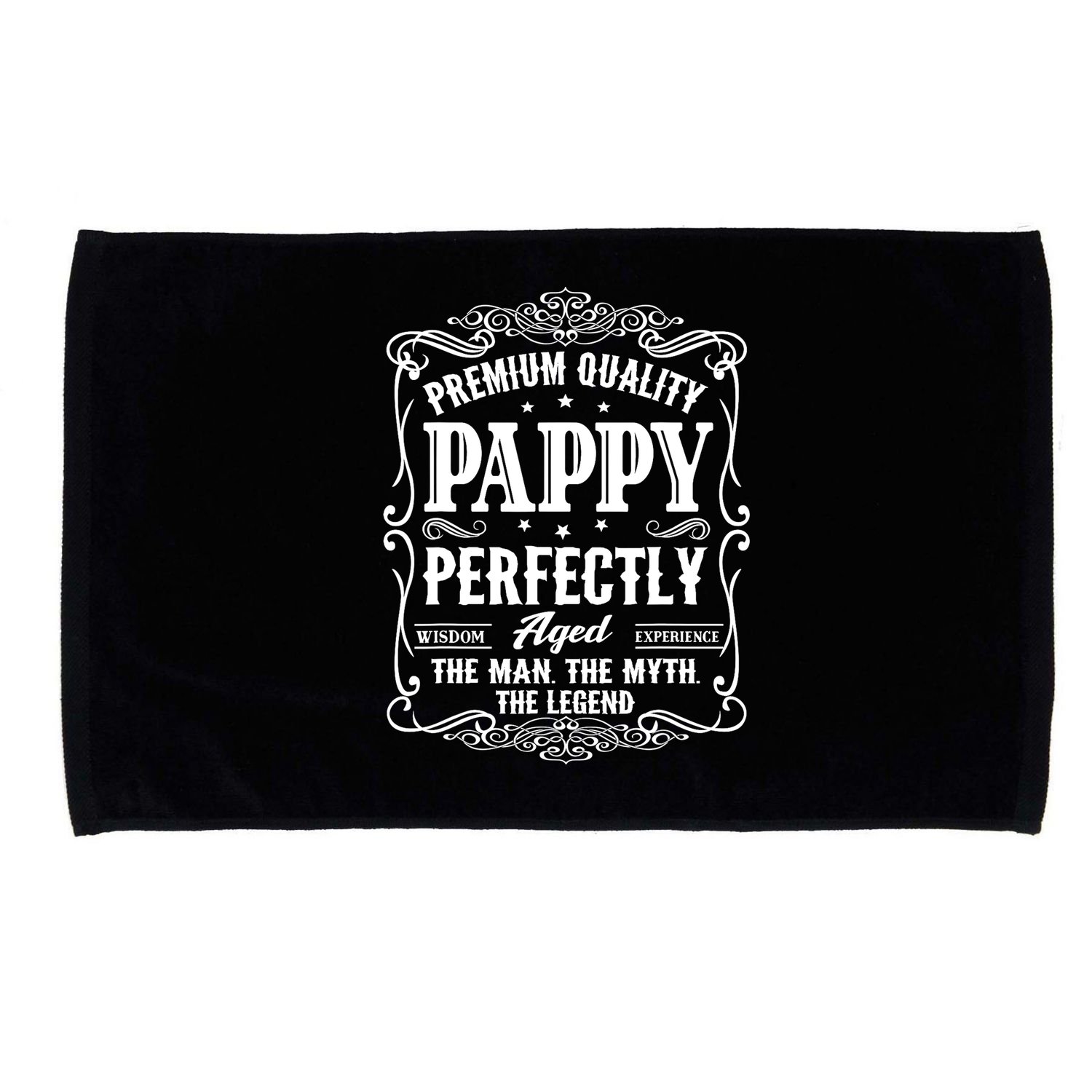 Vintage Pappy Fathers Day Grandpa Gift For  Microfiber Hand Towel
