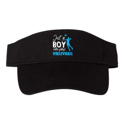 Volleyball Player funny Just A  Who Plays Volleyball Valucap Bio-Washed Visor