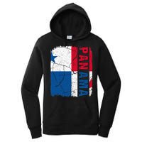 Vintage Panamanian Flag Panama Pride Roots Heritage Gift Women's Pullover Hoodie