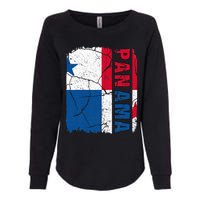 Vintage Panamanian Flag Panama Pride Roots Heritage Gift Womens California Wash Sweatshirt