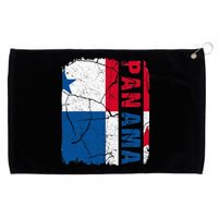 Vintage Panamanian Flag Panama Pride Roots Heritage Gift Grommeted Golf Towel