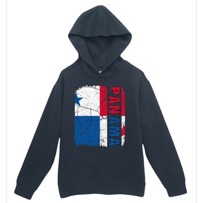 Vintage Panamanian Flag Panama Pride Roots Heritage Gift Urban Pullover Hoodie