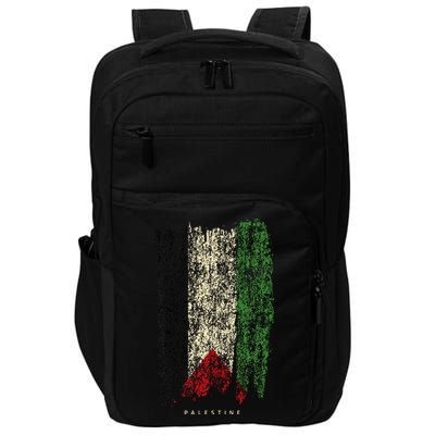 Vintage Palestine Flag Retro Palestinian Flag Palestinian Impact Tech Backpack