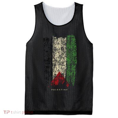 Vintage Palestine Flag Retro Palestinian Flag Palestinian Mesh Reversible Basketball Jersey Tank