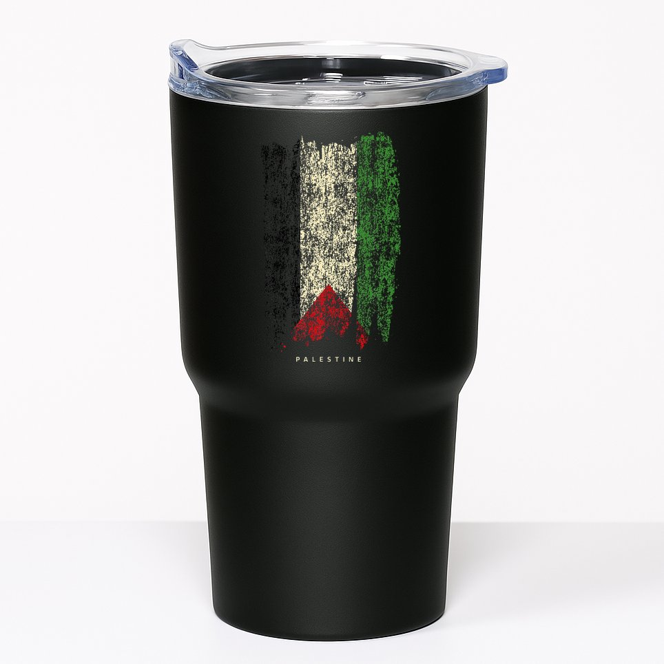 Vintage Palestine Flag Retro Palestinian Flag Palestinian Tumbler