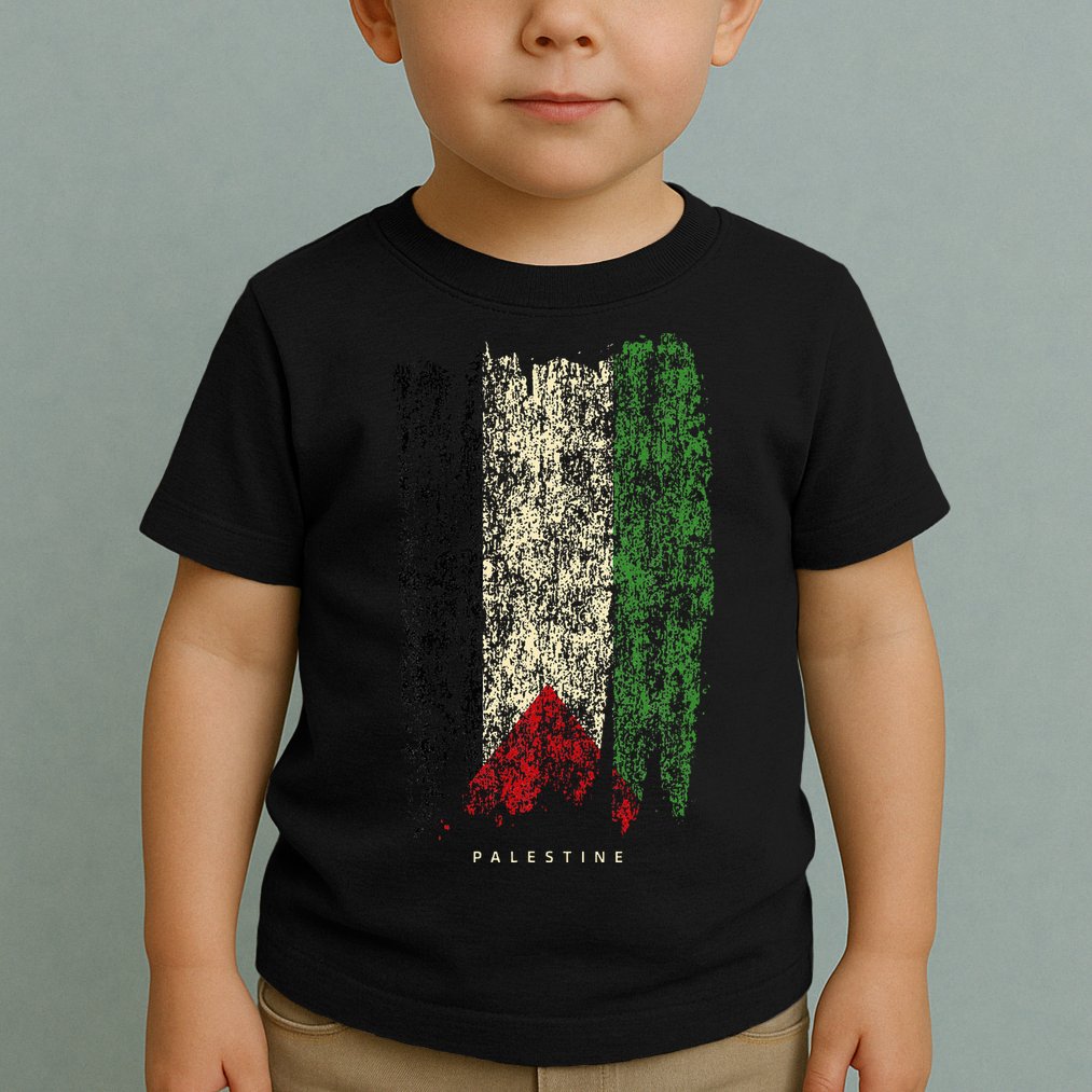 Vintage Palestine Flag Retro Palestinian Flag Palestinian Toddler T-Shirt