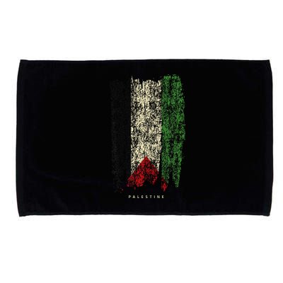 Vintage Palestine Flag Retro Palestinian Flag Palestinian Microfiber Hand Towel