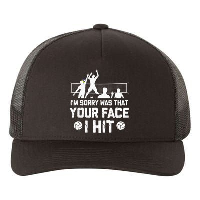 Volleyball Player Funny Beach Volleyball Yupoong Adult 5-Panel Trucker Hat