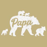 Vintage Papa Father Bear With 4 Cub Mothers Day Cooling Performance Crew T-Shirt