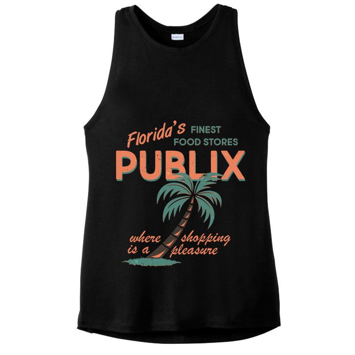 Vintage Publix Florida's Finest Food Stores Ladies PosiCharge Tri-Blend Wicking Tank