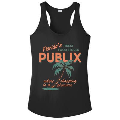 Vintage Publix Florida's Finest Food Stores Ladies PosiCharge Competitor Racerback Tank