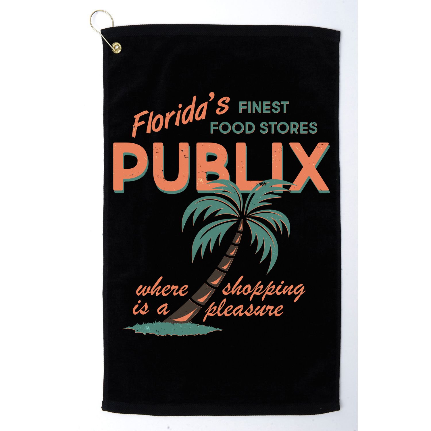 Vintage Publix Florida's Finest Food Stores Golf Towel