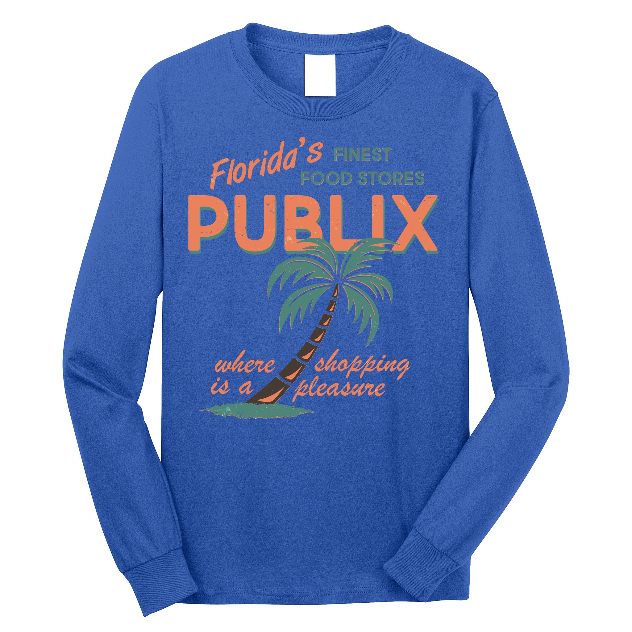 Vintage Publix Florida's Finest Food Stores Long Sleeve Shirt