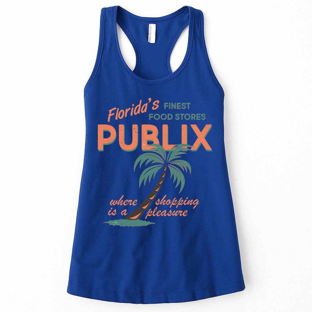Vintage Publix Florida's Finest Food Stores Womens Tank Top