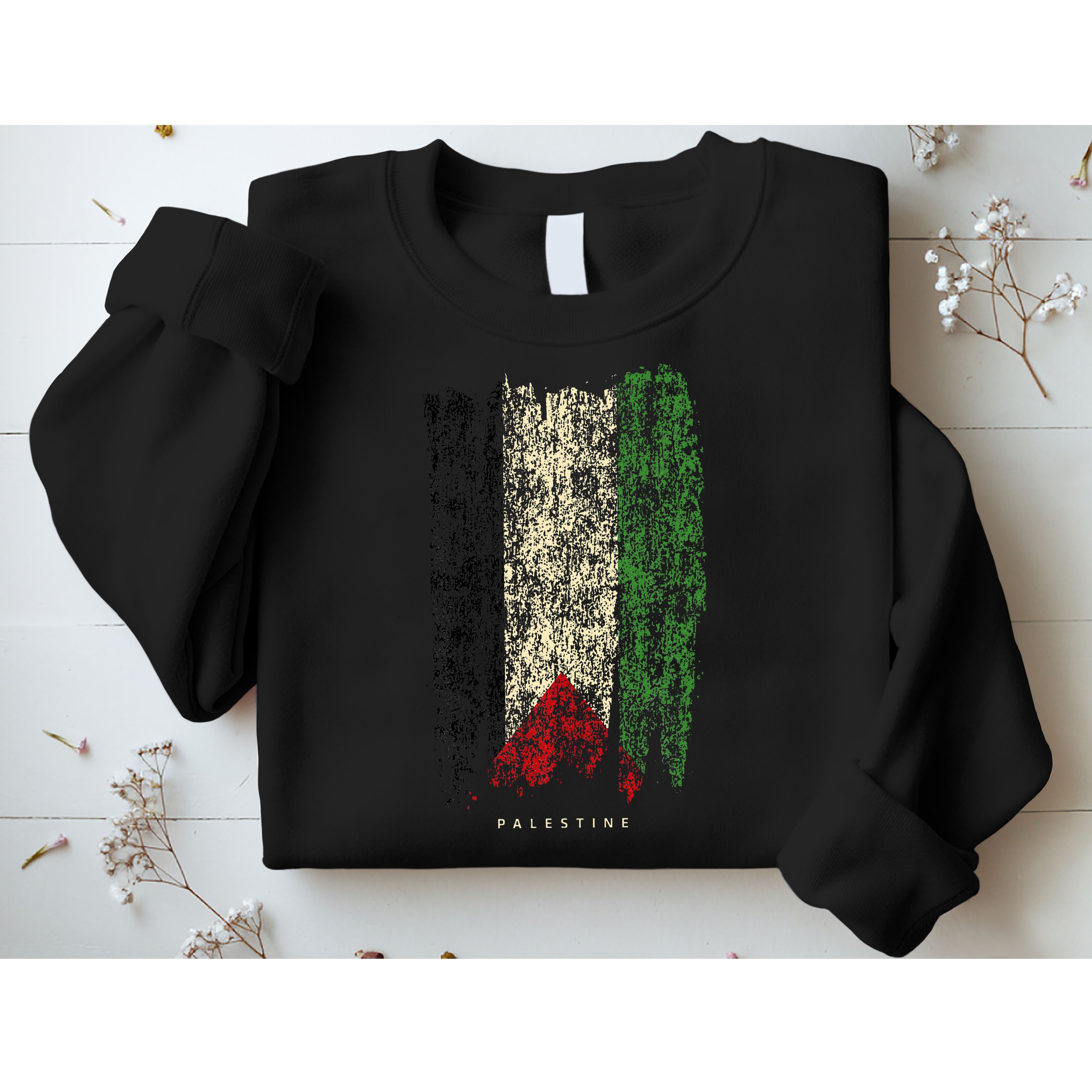 Vintage Palestine Flag Retro Palestinian Flag Palestinian Sweatshirt
