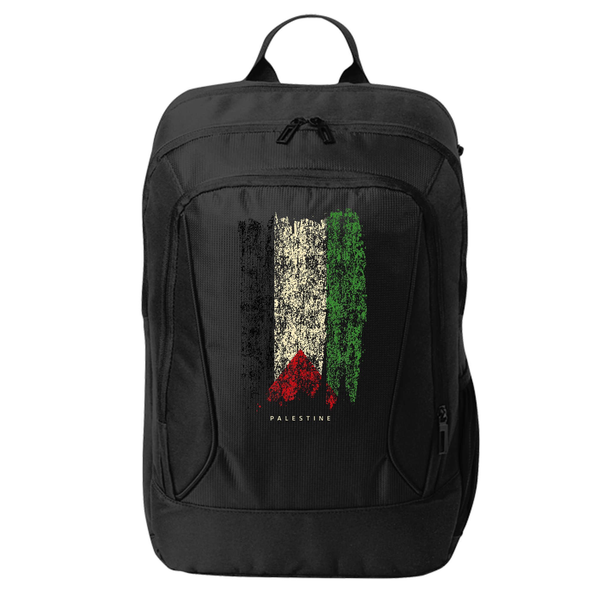 Vintage Palestine Flag Retro Palestinian Flag Palestinian City Backpack