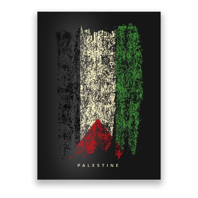 Vintage Palestine Flag Retro Palestinian Flag Palestinian Poster