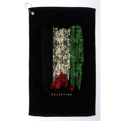 Vintage Palestine Flag Retro Palestinian Flag Palestinian Golf Towel