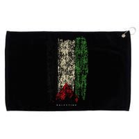 Vintage Palestine Flag Retro Palestinian Flag Palestinian Grommeted Golf Towel