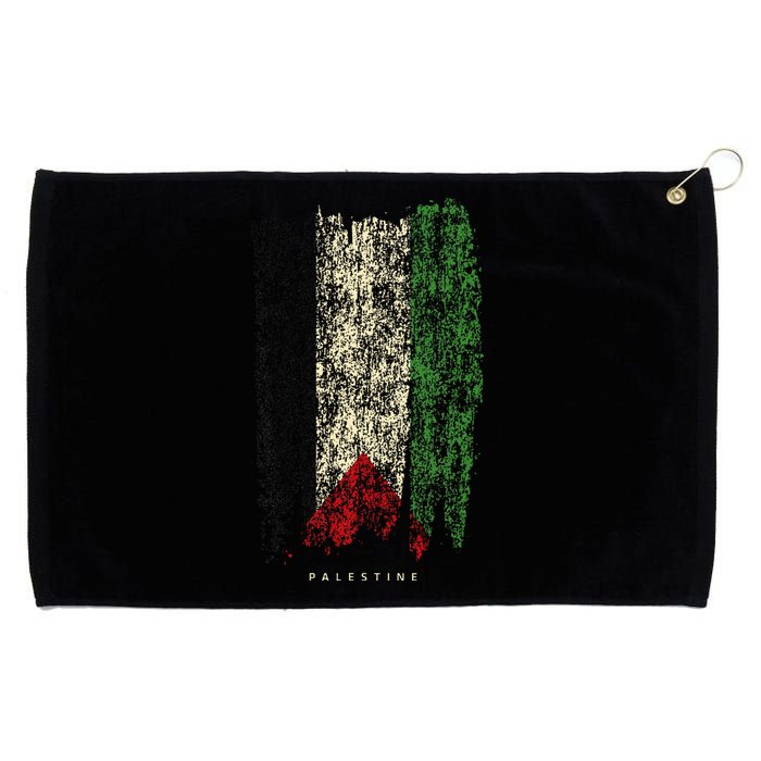 Vintage Palestine Flag Retro Palestinian Flag Palestinian Grommeted Golf Towel