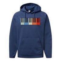 Vintage Piano Funny Pianist Music Keyboard Musician Outfit Performance Fleece Hoodie