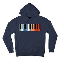 Vintage Piano Funny Pianist Music Keyboard Musician Outfit Hoodie