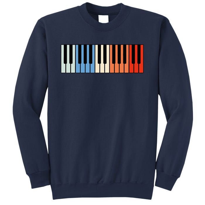 Vintage Piano Funny Pianist Music Keyboard Musician Outfit Sweatshirt