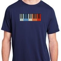 Vintage Piano Funny Pianist Music Keyboard Musician Outfit Adult ChromaSoft Performance T-Shirt