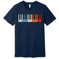 Vintage Piano Funny Pianist Music Keyboard Musician Outfit Premium T-Shirt