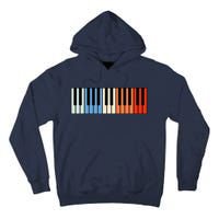 Vintage Piano Funny Pianist Music Keyboard Musician Outfit Tall Hoodie