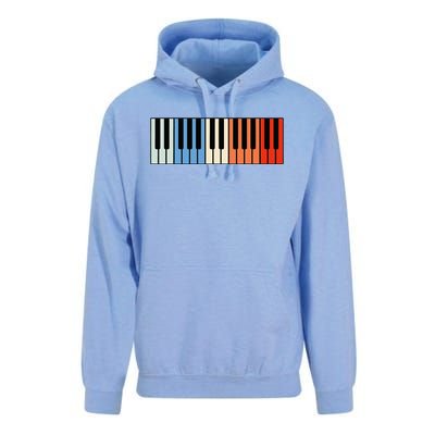 Vintage Piano Funny Pianist Music Keyboard Musician Outfit Unisex Surf Hoodie